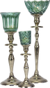 CRYSTAL Teelicht-Aufsatzglas 6,5 cm Glas grün