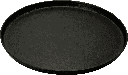 BASIC Kerzentablett Ø 40 cm Metall schwarz