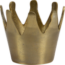 ROYAL Vase / Übertopf 10 cm Metall messing