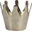 ROYAL Vase / Übertopf 12 cm Metall antik-silber