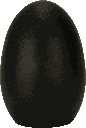 Ei stehend 23,5 cm Metall schwarz