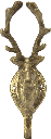 VENISON Wandhaken 21 cm Metall messing