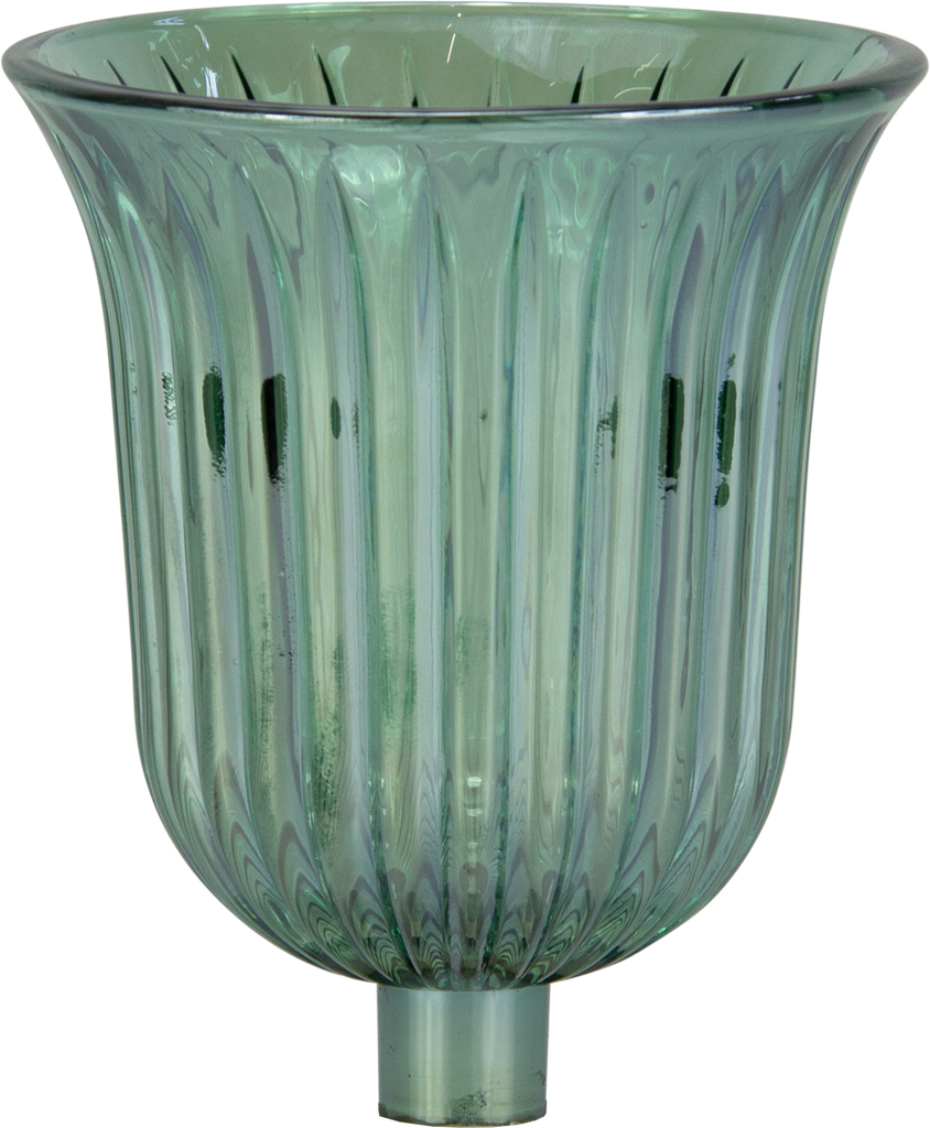 STELLA Teelicht-Aufsatzglas 10,5 cm Glas grün