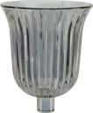 STELLA Teelicht-Aufsatzglas 10,5 cm Glas smoke