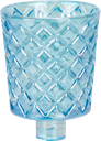 CRYSTAL Teelicht-Aufsatzglas 6,5 cm Glas türkis