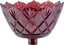 FIORI Teelicht-Aufsatzglas 8 cm Glas rot