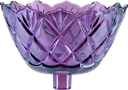 FIORI Teelicht-Aufsatzglas 8 cm Glas fuchsia
