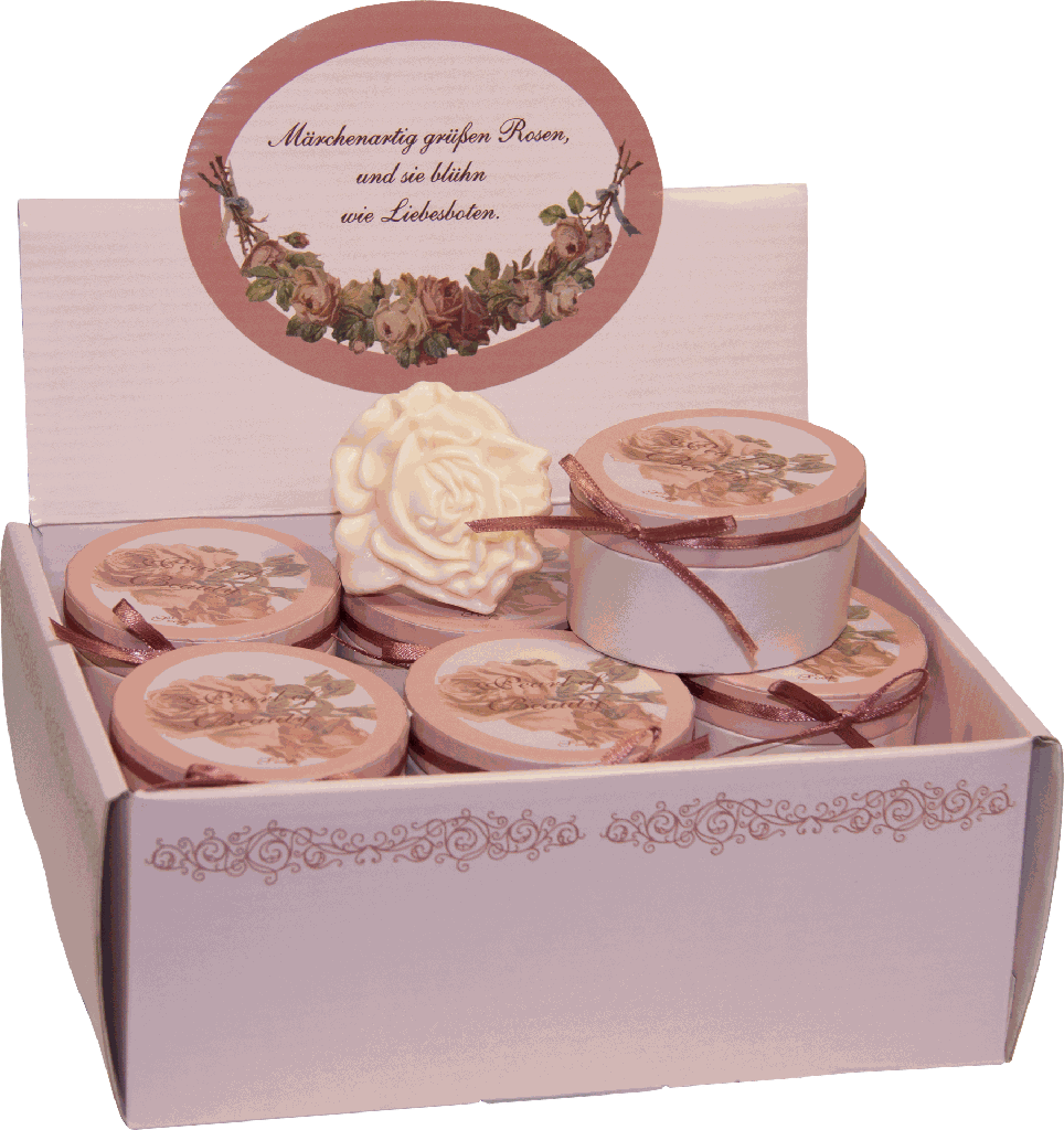 LA VIE EN ROSE Rosenseife 50g in Geschenkverpackung