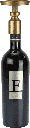 IN VINO Flaschenaufsatz für Stumpenkerzen Metall messing