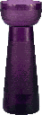 Hyazinthenvase 22 cm Glas fuchsia