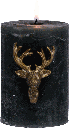 VENISON Kerzenpin 6 cm Metall messing