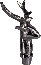VENISON Stecker 12,5 cm Metall antik-silber