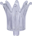 ROYAL Teelicht-Aufsatzglas 10 cm Glas klar