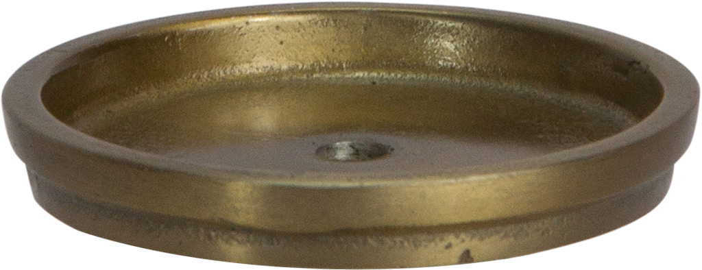 Zwischenteller Ø 9 cm Metall messing