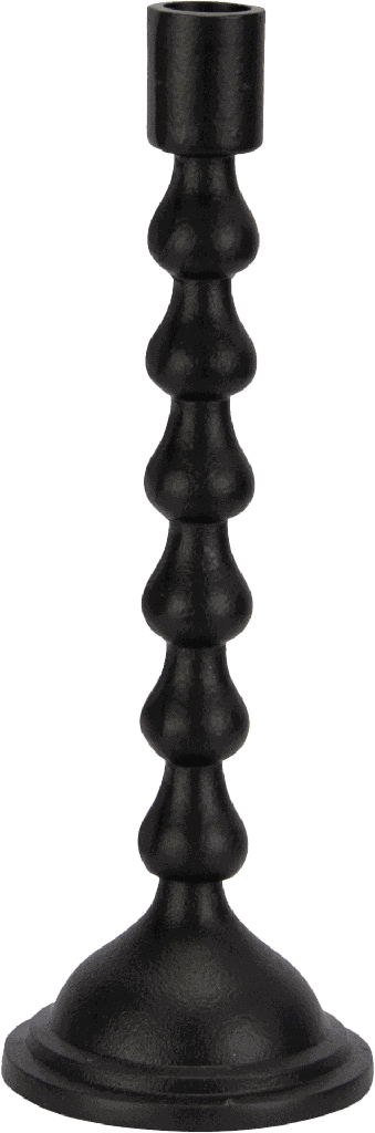 DROP Kerzenständer Höhe 28,5 cm Metall schwarz