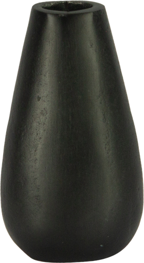[23326A70] DROP Vase 11 cm Metall schwarz