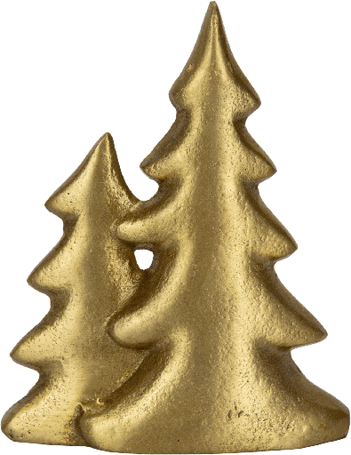 [24017A90] TREE Baum 17,5 cm Dekorationsobjekt Metall messing