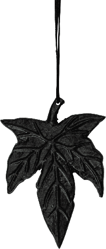 [23211A70] MAPLE Blatt 13,5 cm Metall schwarz