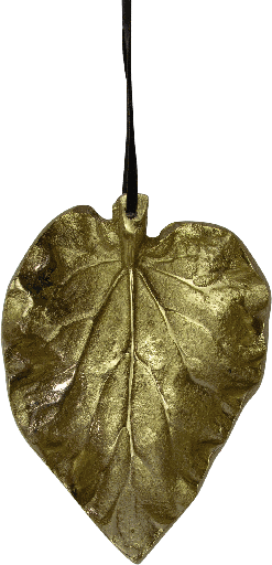 [23212A90] BEECH Blatt 13 cm Metall messing